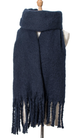 Solid Scarf in Navy