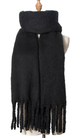 Solid Scarf in Black