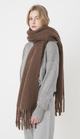 Solid Scarf - Brown